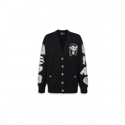 CHANEL BLACK JUMPER SWEATER 